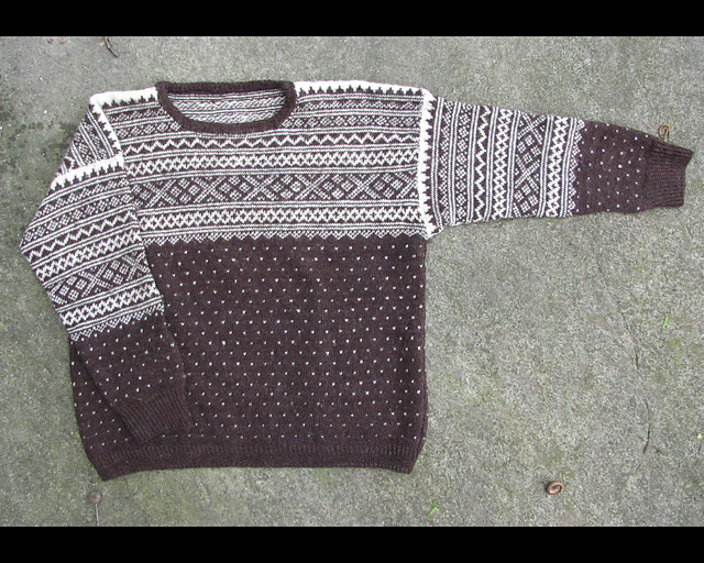 A Man's Norwegian Pullover