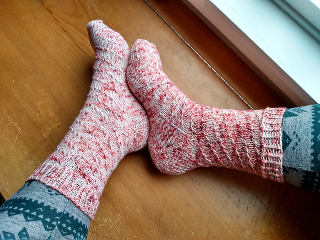 Candy Cane Lane Socks