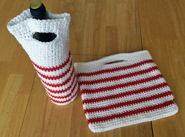 Peppermint Handbag and Wine Carrier