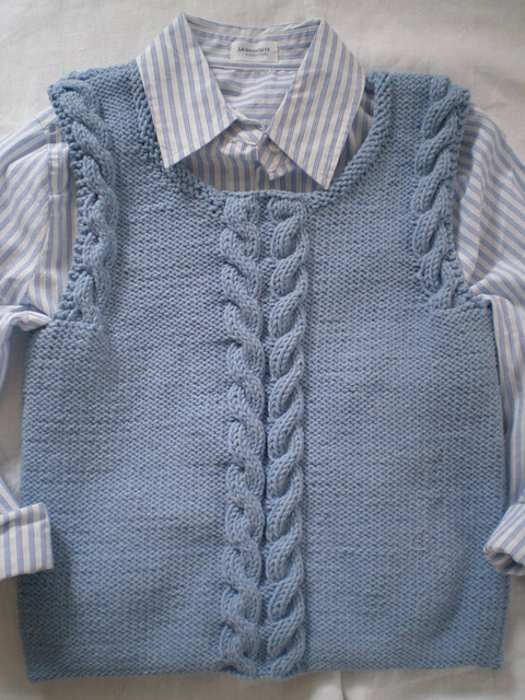#36 Cabled Vest