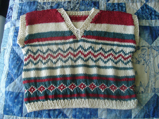 Toddler's Fair Isle Vest