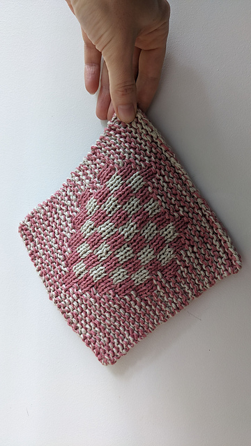 DK Heart Dishcloth