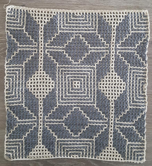 Retro square block interlocking