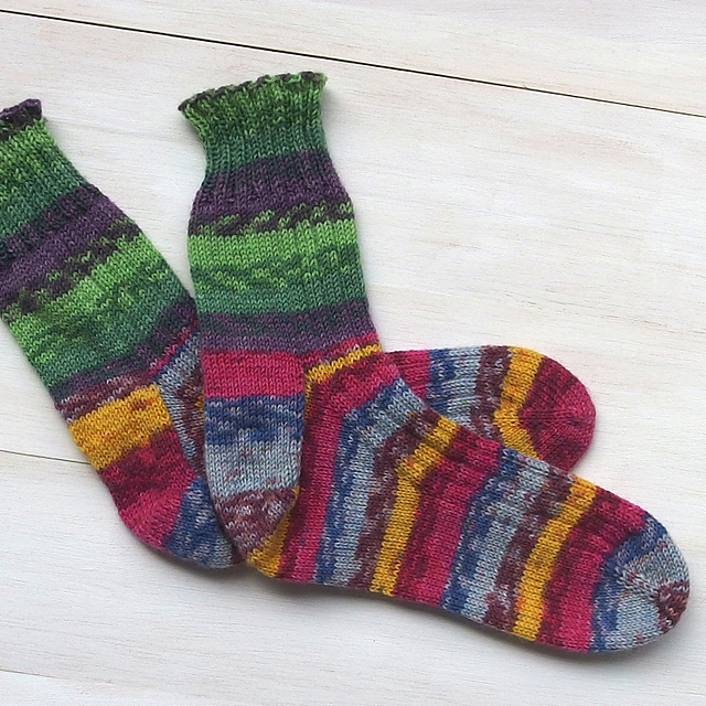 Haalu's Toe-Up Socks