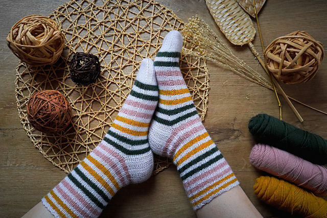 Licorice Stripes Socks