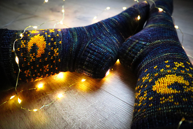 Lunar Lullaby Socks