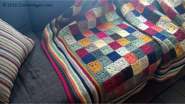 Small Granny Squares Blanket