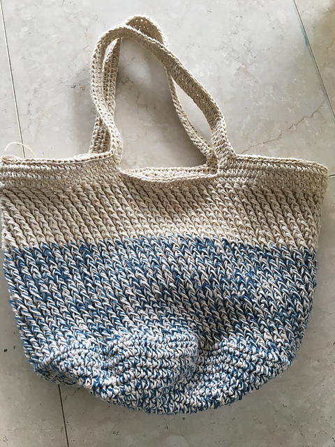 p.07 Bag with Diagonal Stripe