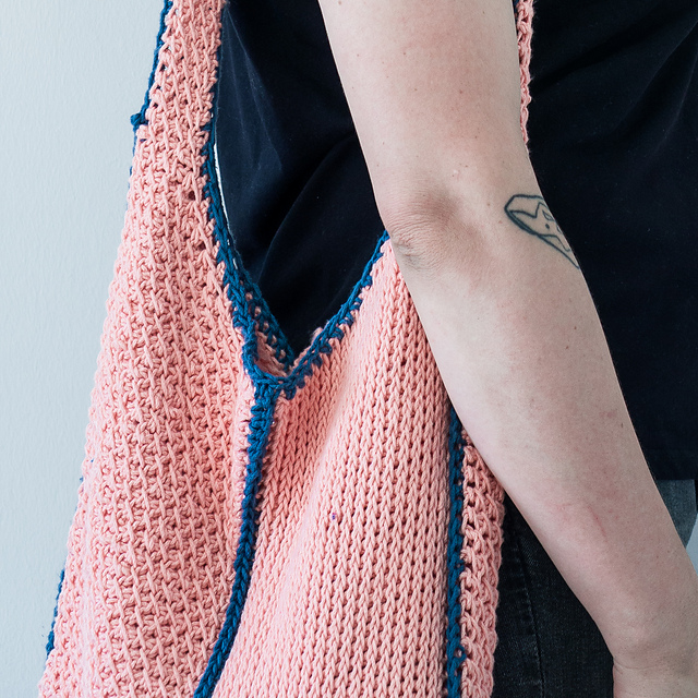 Tunisian Crochet Bag "Hannah"