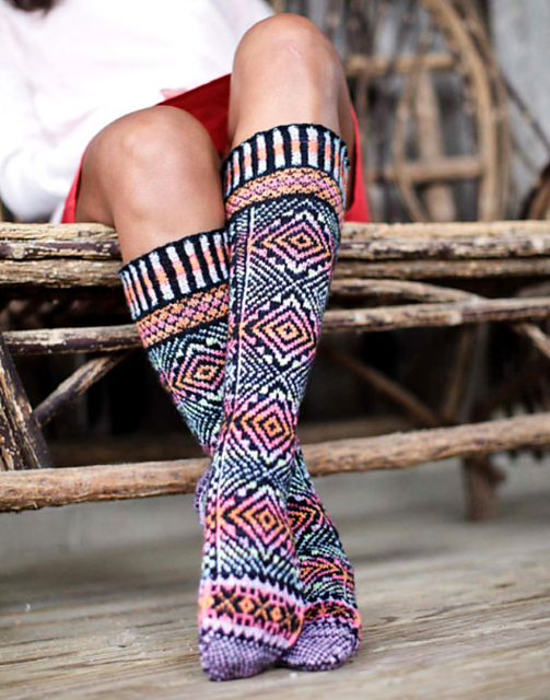 Sabrina's Ojos de Dios Knee-highs