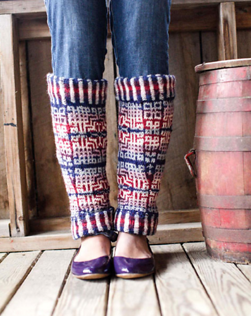 Jenny's Maze Leg Warmers