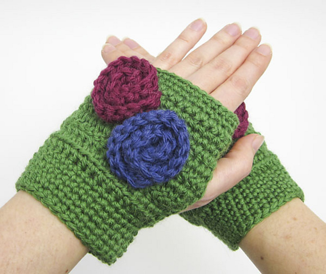 Flower mittens
