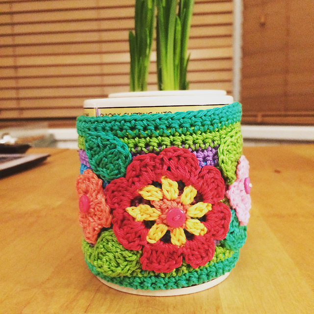 Rainbow Stripe Mug Cosies