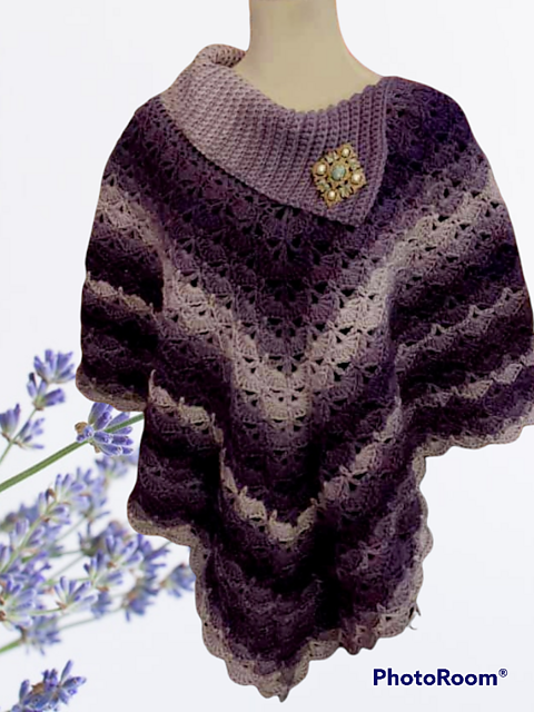 Diamonds & Pearls Poncho