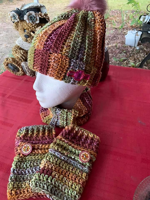 3 Piece Hat Set