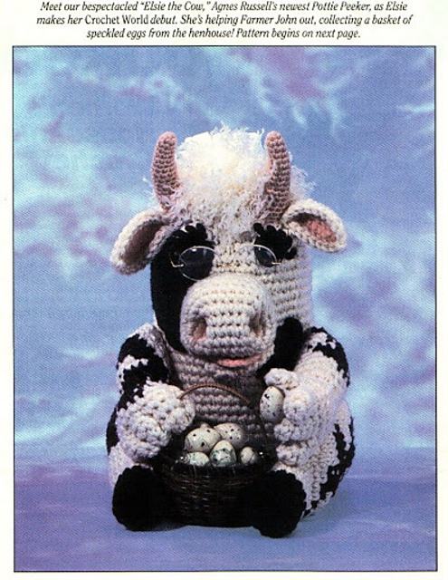 Elsie the Cow Pottie Peeker