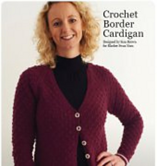 Crocheted Border Cardigan