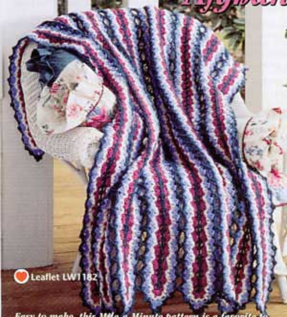 Mile-A-Minute Afghan LW1182