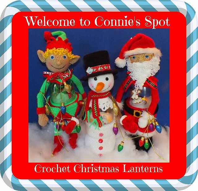 Crochet Pop Bottle Christmas Lanterns