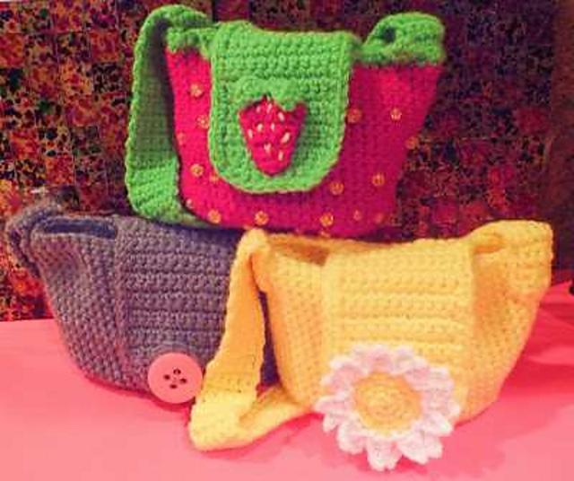 Little Girl Strawberry & Everyday Purse