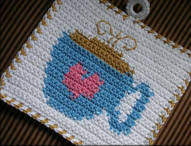 Coffee Time Potholder