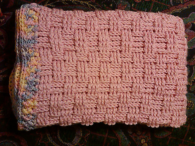 BB's Basketweave Preemie BBlanket