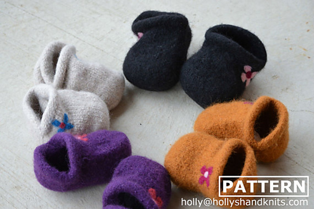 Basic Felted Slippers