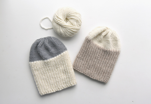Everly Classic Two Color Beanie