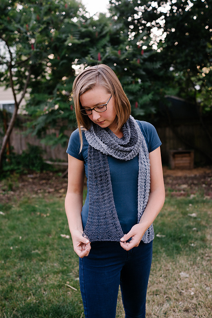 Drop Alpaca Scarf