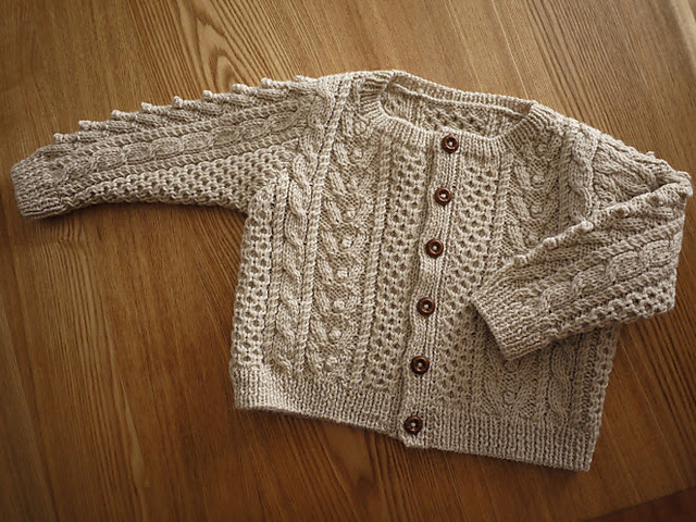 D p.8 Aran Cardigan