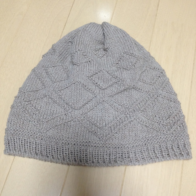 Diamond Pattern Beanie (ダイヤモンド模様の帽子)
