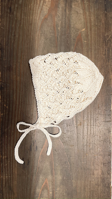 Lace Baby Bonnet