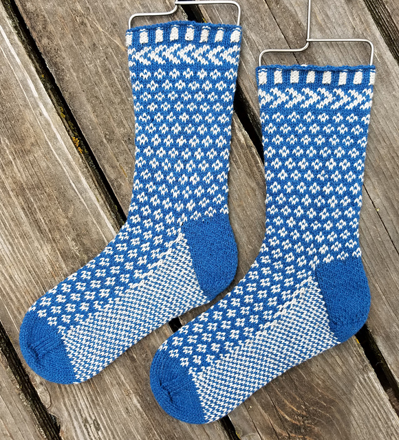 Ravelry: Dressen Socks pattern by Handiworks Ltd