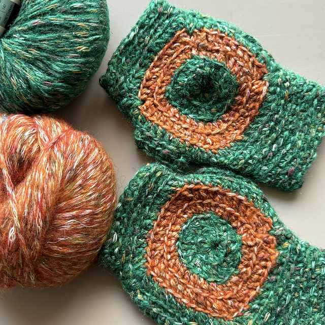Granny Square Fingerless Gloves