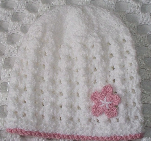 White Lacy Hat