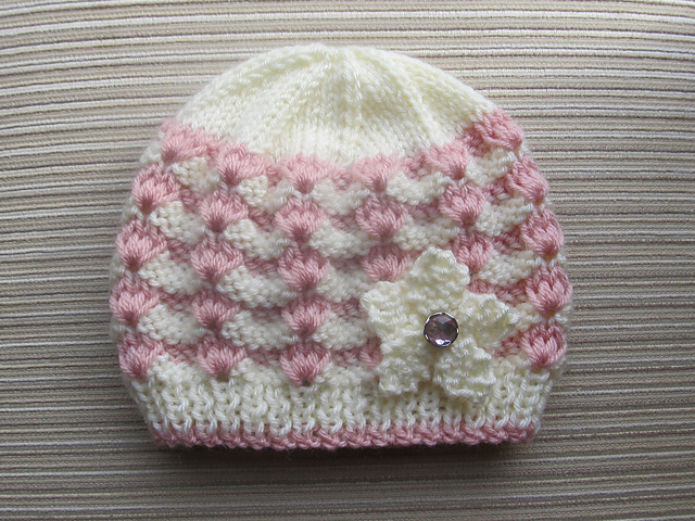 White and Pink Hat