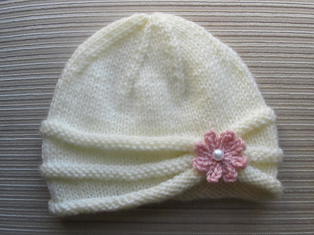 Rolled Brim Hat Sizes 6-9 Months and 2-4 Years