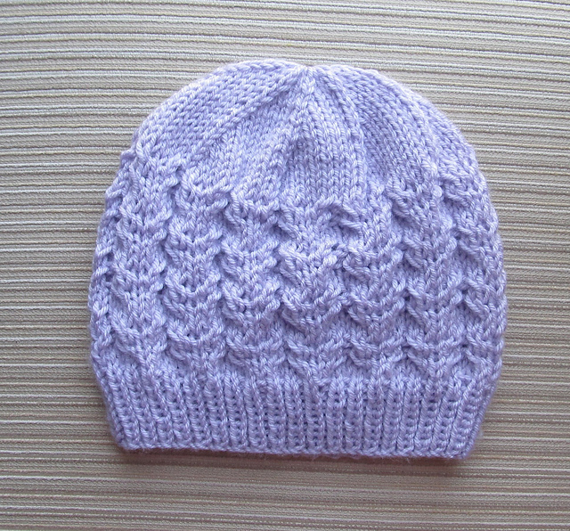 Lilac Hat with Braids