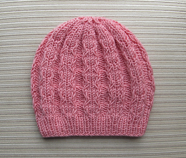 Hat with Slip Stitch Braids for a Lady