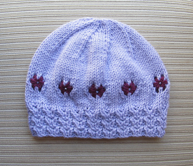 Knit Hat Violet