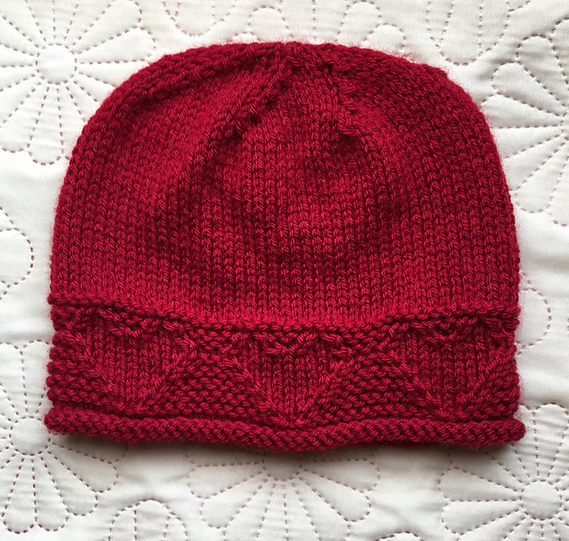 Hat with Hearts on the Border