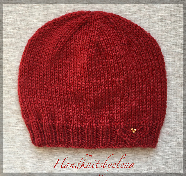 Hat with a Heart Motif