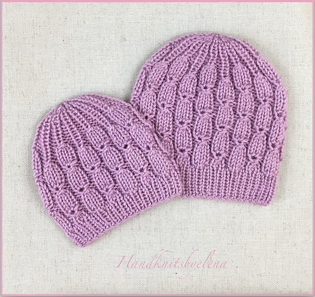 Hat in Almonds Stitch