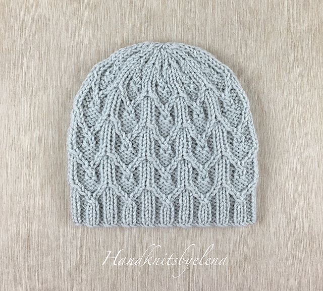 Gray Hat with Cables