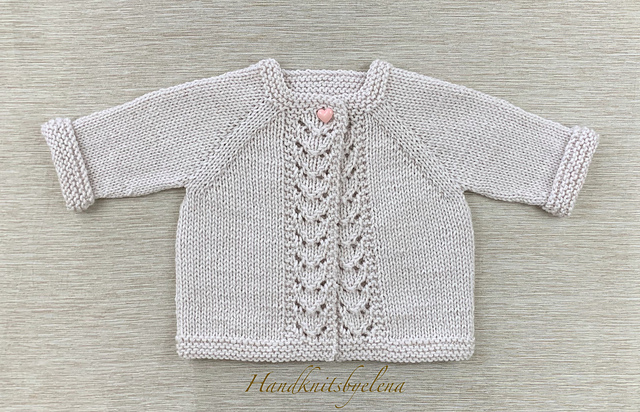 Baby Cardigan with Lace