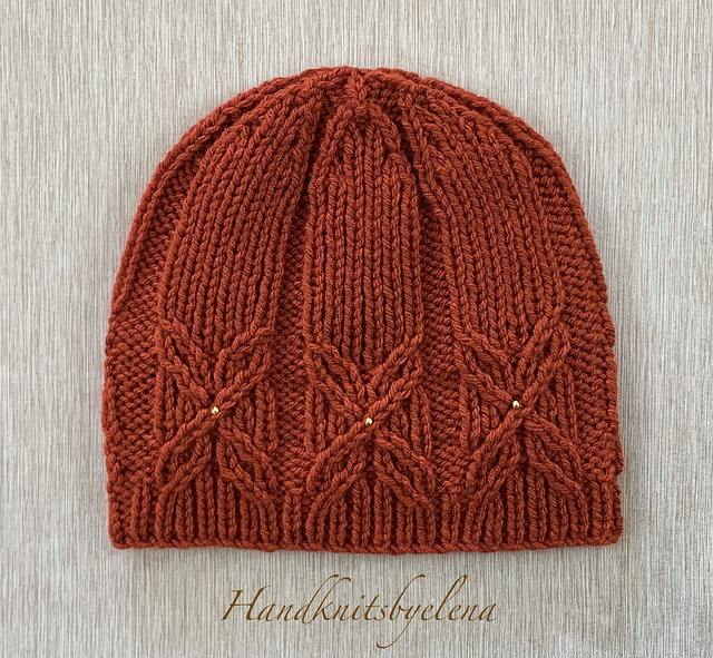 Hat with Large Butterflies
