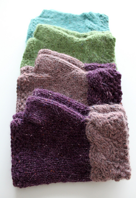 Mulberry Fingerless Gloves