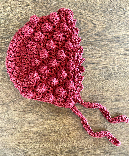 Elderberry Baby Bonnet