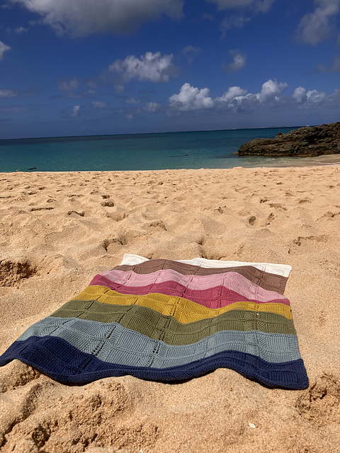 COLOURFUL baby blanket