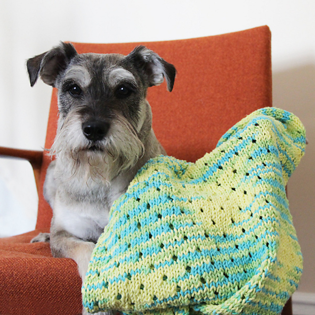 Staggered Holes Baby Blanket 